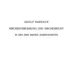 خرید و دانلود نسخه کامل کتاب Entstehung und Entwicklung der Kirchenverfassung und des Kirchenrechts in den zwei ersten Jahrhunderten
