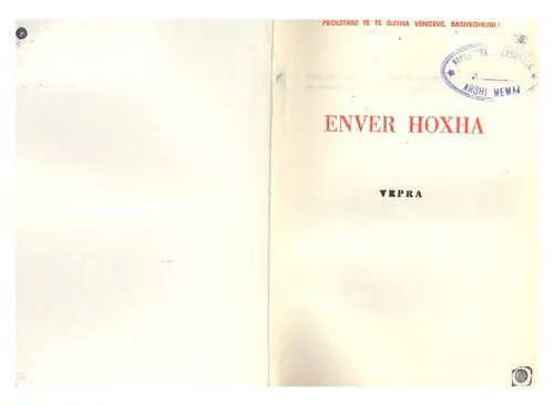 خرید و دانلود نسخه کامل کتاب Enver Hoxha. Vepra_68e8e237cd056.jpeg خرید و دانلود نسخه کامل کتاب Enver Hoxha. Vepra