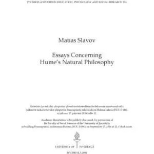 خرید و دانلود نسخه کامل کتاب Essays concerning Hume’s Natural Philosophy