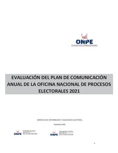 خرید و دانلود نسخه کامل کتاب Evaluación del plan de comunicación anual de la Oficina Nacional de Procesos Electorales 2021_68e530b96b741.jpeg خرید و دانلود نسخه کامل کتاب Evaluación del plan de comunicación anual de la Oficina Nacional de Procesos Electorales 2021