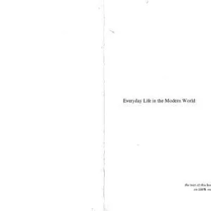 خرید و دانلود نسخه کامل کتاب Everyday life in the modern world (Harper torchbooks, TB1608)