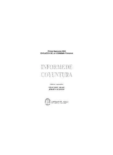 خرید و دانلود نسخه کامل کتاب Evolución de la economía peruana. Primer semestre 1994_68c83cbe5887d.jpeg خرید و دانلود نسخه کامل کتاب Evolución de la economía peruana. Primer semestre 1994