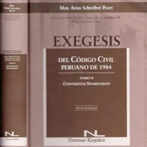 خرید و دانلود نسخه کامل کتاب Exégesis: Código civil peruano de 1984, Volumen 2 (Contratos Nominados)