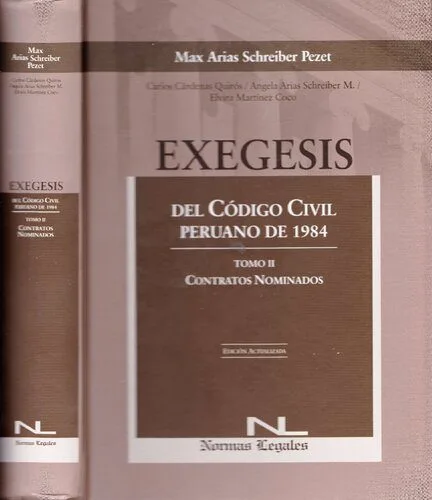 خرید و دانلود نسخه کامل کتاب Exégesis: Código civil peruano de 1984, Volumen 2 (Contratos Nominados)_69092f37a8950.jpeg خرید و دانلود نسخه کامل کتاب Exégesis: Código civil peruano de 1984, Volumen 2 (Contratos Nominados)