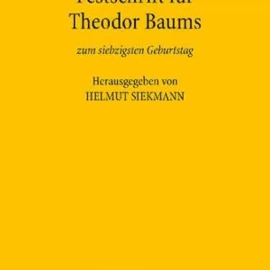 خرید و دانلود نسخه کامل کتاب Festschrift für Theodor Baums