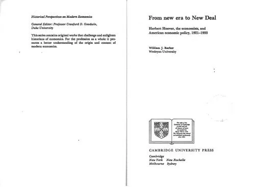 خرید و دانلود نسخه کامل کتاب From New Era to New Deal: Herbert Hoover, the Economists, and American Economic Policy, 1921-1933_68cadb7fa3d45.jpeg خرید و دانلود نسخه کامل کتاب From New Era to New Deal: Herbert Hoover, the Economists, and American Economic Policy, 1921-1933