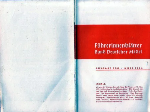 خرید و دانلود نسخه کامل کتاب Führerinnenblätter des BDM (Bund Deutscher Mädel)_68e67dd527a47.jpeg خرید و دانلود نسخه کامل کتاب Führerinnenblätter des BDM (Bund Deutscher Mädel)