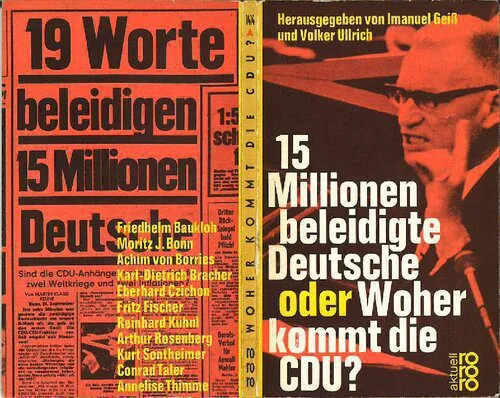 خرید و دانلود نسخه کامل کتاب Fünfzehn Millionen beleidigte Deutsche oder Woher kommt die CDU?_68e6a6de8e21b.jpeg خرید و دانلود نسخه کامل کتاب Fünfzehn Millionen beleidigte Deutsche oder Woher kommt die CDU?