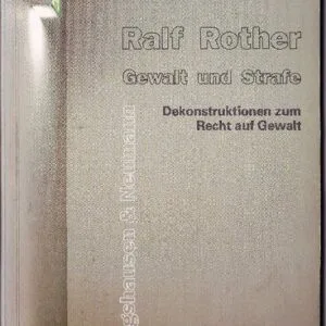 خرید و دانلود نسخه کامل کتاب Gewalt und Strafe. Dekonstruktionen zum Recht auf Gewalt