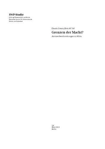 خرید و دانلود نسخه کامل کتاب Grenzen der Macht? Amtszeitbeschränkungen in Afrika_68e7be34df7ad.jpeg خرید و دانلود نسخه کامل کتاب Grenzen der Macht? Amtszeitbeschränkungen in Afrika