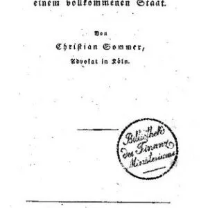 خرید و دانلود نسخه کامل کتاب Grundlage zu einem vollkommenen Staat