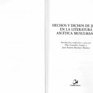 خرید و دانلود نسخه کامل کتاب Hechos y dichos de Jesus en la literatura ascetica musulmana