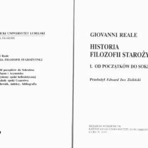خرید و دانلود نسخه کامل کتاب Historia Filozofii Starożytnej