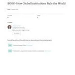 خرید و دانلود نسخه کامل کتاب How Global Institutions Rule the World