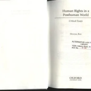 خرید و دانلود نسخه کامل کتاب Human Rights in a Post Human World: Critical Essays