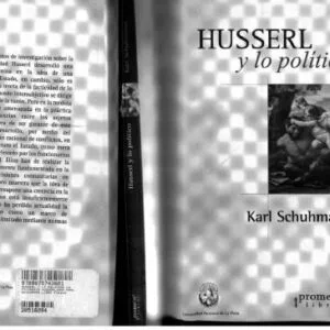 خرید و دانلود نسخه کامل کتاب Husserl y lo político: la filosofía husserliana del Estado