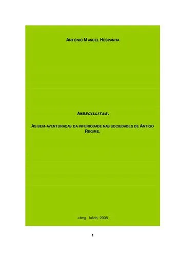 خرید و دانلود نسخه کامل کتاب Imbecillitas: as bem-aventuranças da inferioridade nas sociedades do antigo regime_6919e39dc3a67.jpeg خرید و دانلود نسخه کامل کتاب Imbecillitas: as bem-aventuranças da inferioridade nas sociedades do antigo regime