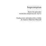 خرید و دانلود نسخه کامل کتاب Improptus. Série de artículos musicais impresos de nuevo