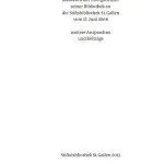 خرید و دانلود نسخه کامل کتاب In memoriam Alfred A. Schmid (1920-2004): Reden anlässlich der Übergabefeier seiner Bibliothek an die Stiftsbibliothek St. Gallen vom 17. Juni 2006, weitere Ansprachen und Beiträge