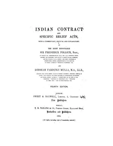 خرید و دانلود نسخه کامل کتاب Indian Contract and Specific Relief Acts_69208979ab1f9.jpeg خرید و دانلود نسخه کامل کتاب Indian Contract and Specific Relief Acts