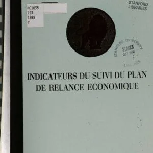 خرید و دانلود نسخه کامل کتاب Indicateurs de suivi du plan de relance économique
