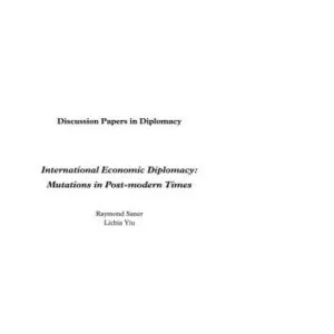 خرید و دانلود نسخه کامل کتاب International Economic Diplomacy: Mutations in Post-modern Times