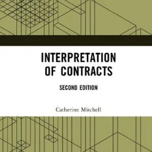 خرید و دانلود نسخه کامل کتاب Interpretation of Contracts
