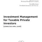 خرید و دانلود نسخه کامل کتاب Investment Management for Taxable Private Investors