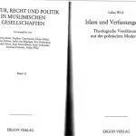 خرید و دانلود نسخه کامل کتاب Islam und Verfassungsstaat: Theologische Versöhnung mit der politischen Moderne?