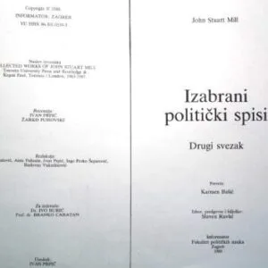 خرید و دانلود نسخه کامل کتاب Izabrani politički spisi