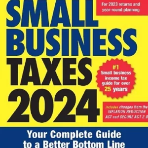 خرید و دانلود نسخه کامل کتاب 
J.K. Lasser's Small Business Taxes 2024: Your Complete Guide to a Better Bottom Line 3rd Edition سورنا بوک
