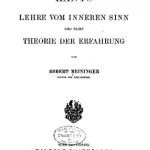 خرید و دانلود نسخه کامل کتاب Kants Lehre vom Inneren Sinn und seine Theorie der Erfahrung