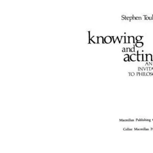 خرید و دانلود نسخه کامل کتاب Knowing & Acting: An Invitation to Philosophy