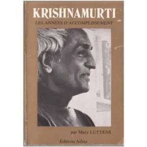 خرید و دانلود نسخه کامل کتاب Krishnamurti, les années d’accomplissement