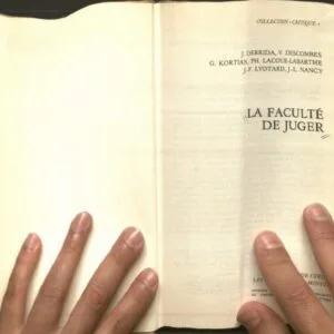 خرید و دانلود نسخه کامل کتاب La faculté de juger