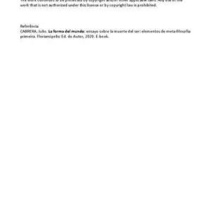 خرید و دانلود نسخه کامل کتاب La Forma del Mundo (English translation) – Julio Cabrera