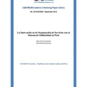 خرید و دانلود نسخه کامل کتاب La Innovación en la Organización de Servicios con el Sistema de Solidaridad en Perú