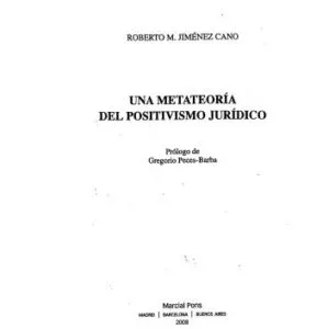 خرید و دانلود نسخه کامل کتاب La metateoría del positivismo jurídico
