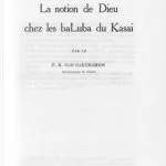 خرید و دانلود نسخه کامل کتاب La notion de Dieu chez les baLuba du Kasai