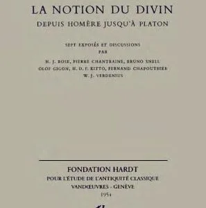 خرید و دانلود نسخه کامل کتاب La notion du divin depuis Homère jusqu’à Platon