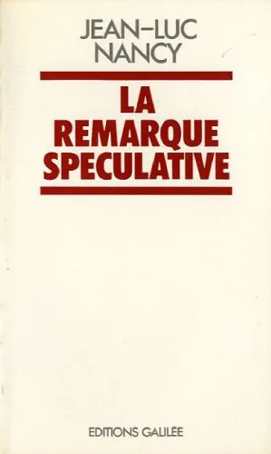 خرید و دانلود نسخه کامل کتاب La Remarque spéculative. Un bon mot de Hegel_6905eedb6e16a.jpeg خرید و دانلود نسخه کامل کتاب La Remarque spéculative. Un bon mot de Hegel
