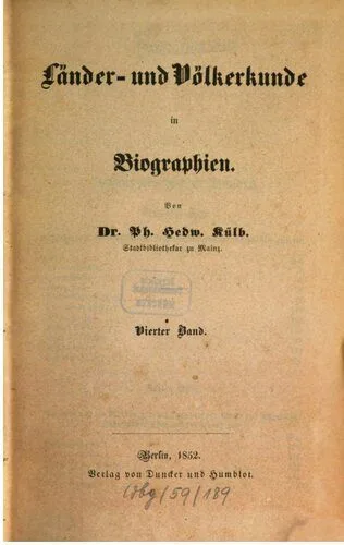 خرید و دانلود نسخه کامل کتاب Länder- und Völkerkunde in Biographien_69080052f0271.jpeg خرید و دانلود نسخه کامل کتاب Länder- und Völkerkunde in Biographien