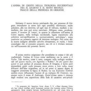 خرید و دانلود نسخه کامل کتاب L’anima di Cristo nella teologia occidentale tra il Quarto e il Sesto secolo.1986 – Augustinianum 26 (1-2):261-272, Origen of Alexandria