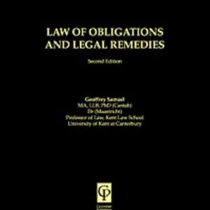 خرید و دانلود نسخه کامل کتاب Law Of Obligations And Legal Remedies
