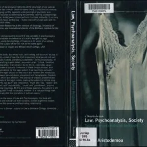 خرید و دانلود نسخه کامل کتاب Law, Psychoanalysis, Society: Taking the Unconscious Seriously