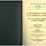 خرید و دانلود نسخه کامل کتاب Le juge administratif francais et la technique du standard