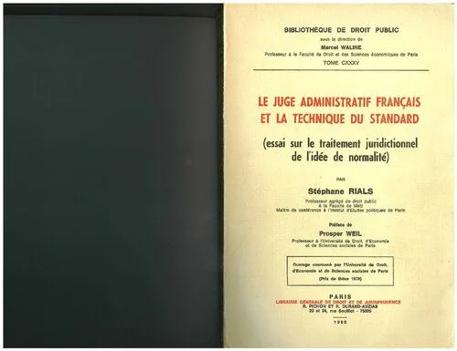 خرید و دانلود نسخه کامل کتاب Le juge administratif francais et la technique du standard_6919830c2775b.jpeg خرید و دانلود نسخه کامل کتاب Le juge administratif francais et la technique du standard