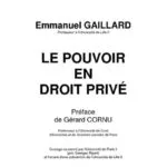 خرید و دانلود نسخه کامل کتاب Le pouvoir en droit privé