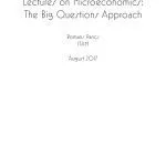 خرید و دانلود نسخه کامل کتاب Lectures on Microeconomics: The Big Questions Approach