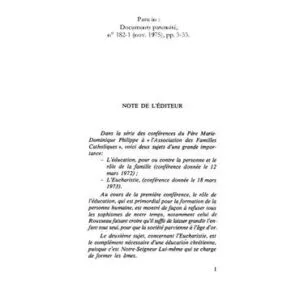 خرید و دانلود نسخه کامل کتاب L’éducation pour ou contre la personne, Le rôle de la famille.pdf